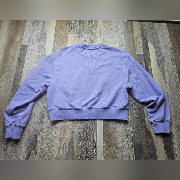 Comme Des Garcons Cropped Sweateshirt Purple Medium - Picture 8 of 12
